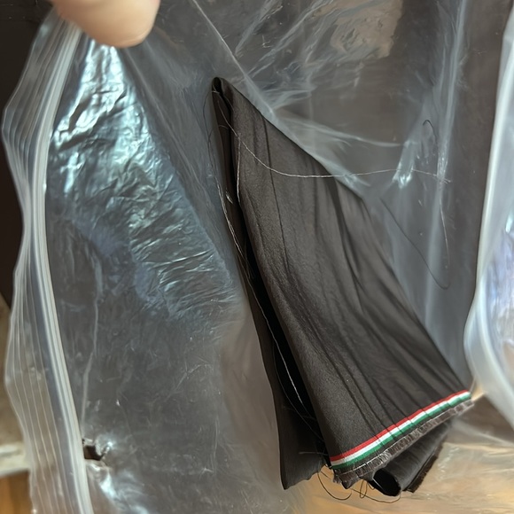 Rare Bill Hamilton Saks 100% Italian Silk Dress + Extra Fabric | Vintage M - Picture 14 of 14